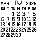 April 2025